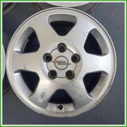 Cerchi in Lega Opel Zafira A 15 pollici 15 6.0J 4x110 ET43 4pz 9191979 Originale Usato