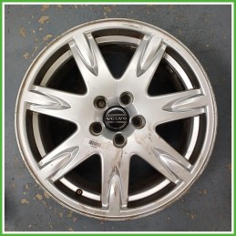 Cerchio Singolo in Lega Volvo V70 2 Serie 17 pollici 17 7.5J 5x108 ET49 1pz 8622862 Originale Usato al pz