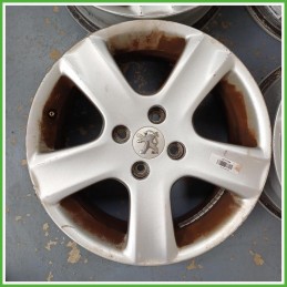 Cerchi in Lega Peugeot 307 CC 16 pollici 16 6.5J 4x108 ET31 4pz 5401Q0 Originale Usato