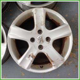 Cerchi in Lega Peugeot 307 CC 16 pollici 16 6.5J 4x108 ET31 4pz 5401Q0 Originale Usato