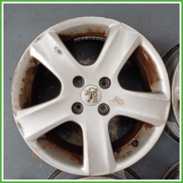 Cerchi in Lega Peugeot 307 CC 16 pollici 16 6.5J 4x108 ET31 4pz 5401Q0 Originale Usato