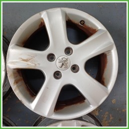 Cerchi in Lega Peugeot 307 CC 16 pollici 16 6.5J 4x108 ET31 4pz 5401Q0 Originale Usato