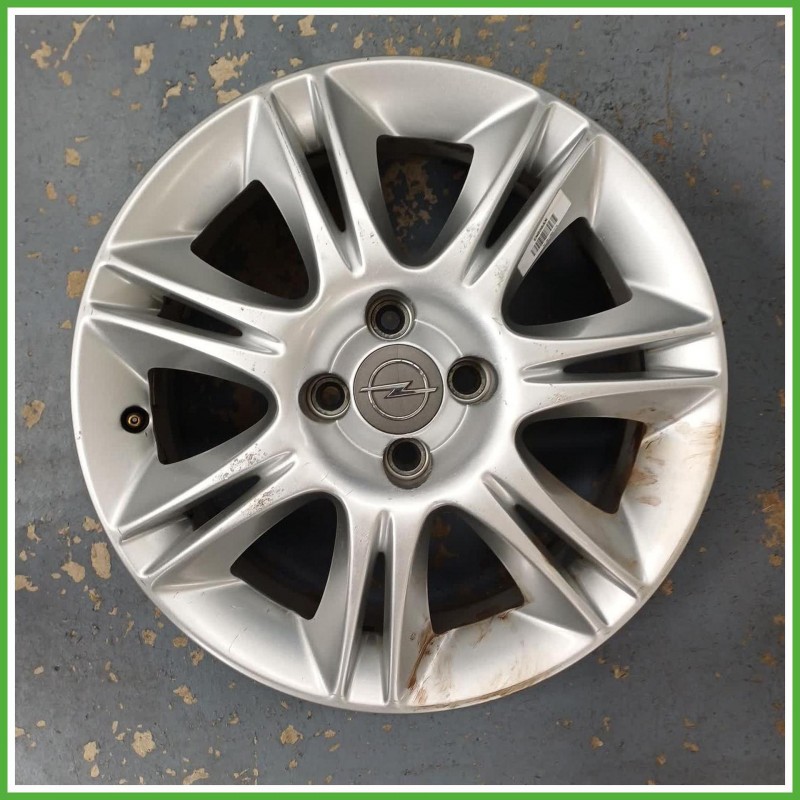 Cerchio Singolo in Lega Opel Corsa D 16 pollici 16 6.0J 4x100 ET40 1pz 13211900 Originale Usato al pz