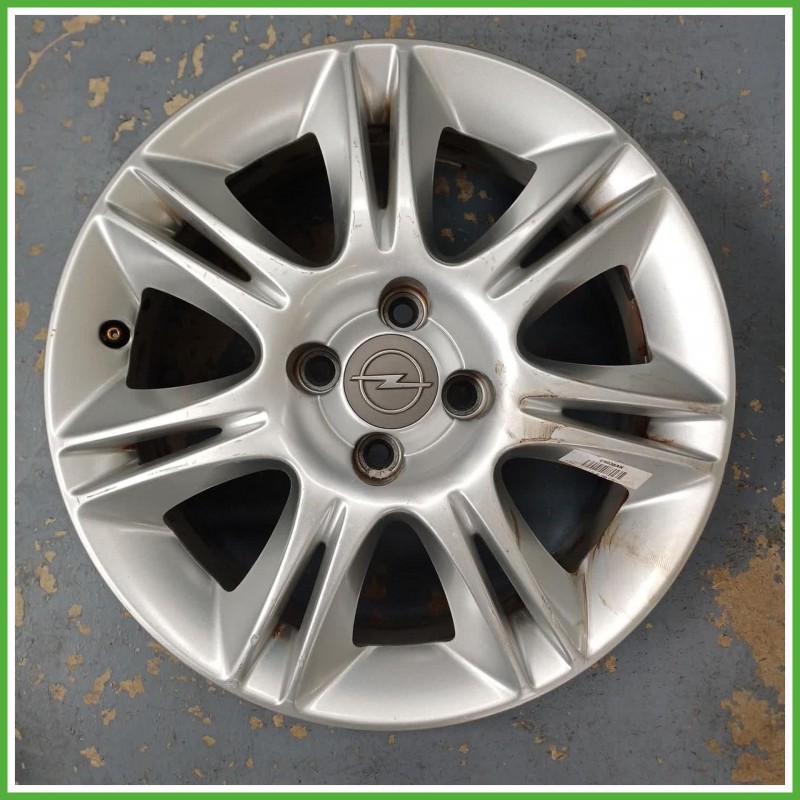 Cerchio Singolo in Lega Opel Corsa D 16 pollici 16 6.0J 4x100 ET40 1pz 13211900 Originale Usato al pz