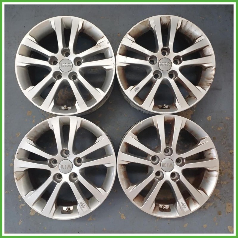 Cerchi in Lega Kia Ceed 2 Serie 16 pollici 16 6.5J 5x114.3 ET50 4pz 52910A2150 Originale Usato
