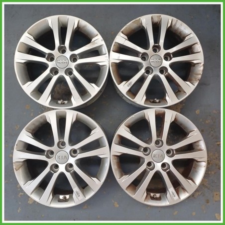 Cerchi in Lega Kia Ceed 2 Serie 16 pollici 16 6.5J 5x114.3 ET50 4pz 52910A2150 Originale Usato