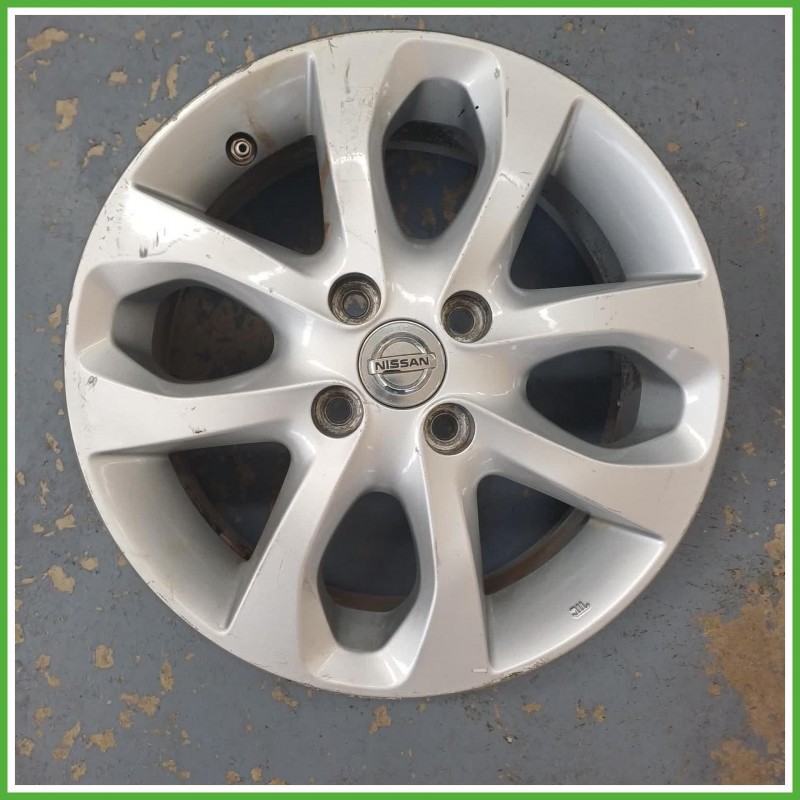Cerchio Singolo in Lega Nissan Micra 4 Serie 15 pollici 15 5.5J 4x100 ET50 1pz 40300AX707 Originale Usato al pz