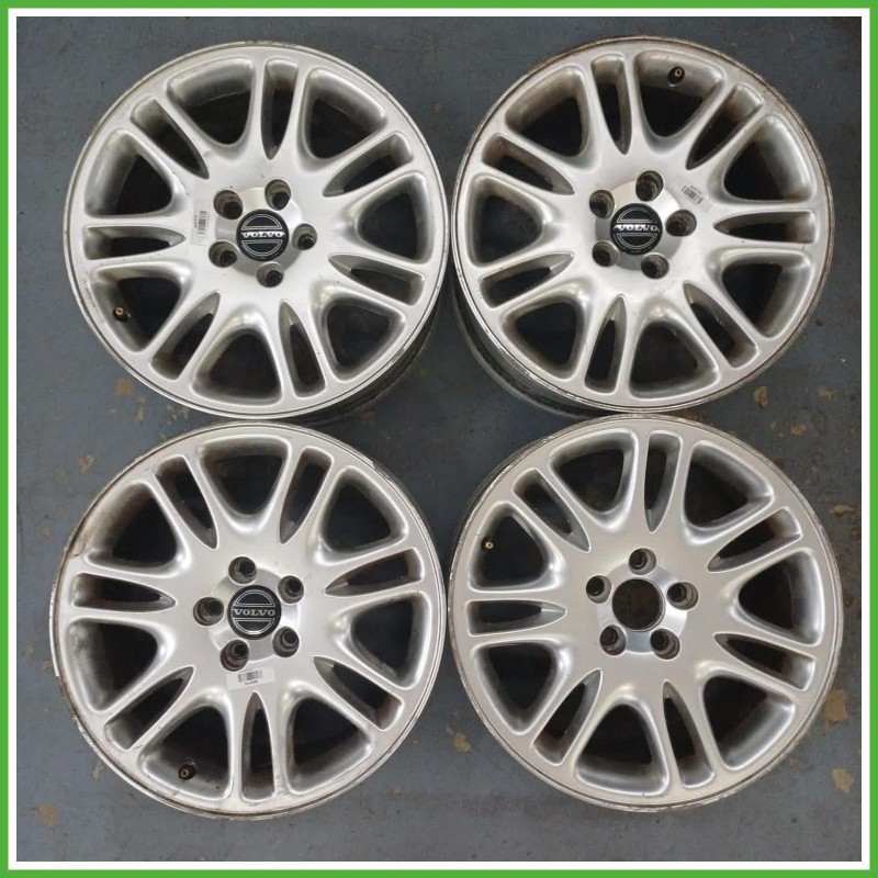Cerchi in Lega Volvo V70 2 Serie 17 pollici 17 7.5J 5x108 ET49 4pz 8622862 Originale Usato