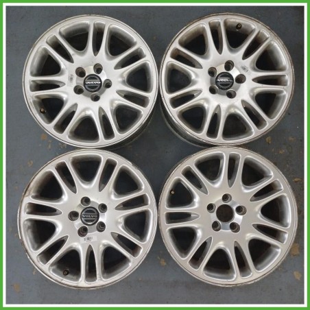 Cerchi in Lega Volvo V70 2 Serie 17 pollici 17 7.5J 5x108 ET49 4pz 8622862 Originale Usato