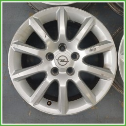 Cerchi in Lega Opel Astra H 16 pollici 16 6.5J 5x110 ET37 4pz 13116621 Originale Usato