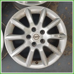 Cerchi in Lega Opel Astra H 16 pollici 16 6.5J 5x110 ET37 4pz 13116621 Originale Usato