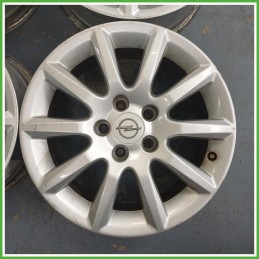 Cerchi in Lega Opel Astra H 16 pollici 16 6.5J 5x110 ET37 4pz 13116621 Originale Usato