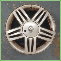 Cerchio Singolo in Lega Renault Megane 2 Serie 16 pollici 16 6.5J 4x100 ET49 1pz 8200026032 Originale Usato al pz