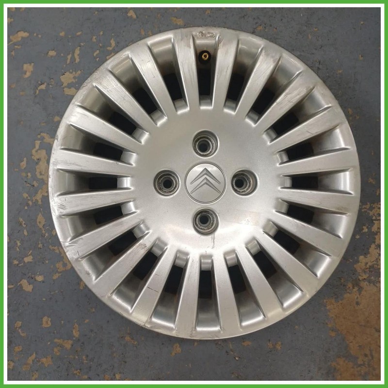 Cerchio Singolo in Lega Citroen C3 1 Serie 16 pollici 16 6.0J 4x108 ET27 1pz 5401J2 Originale Usato al pz