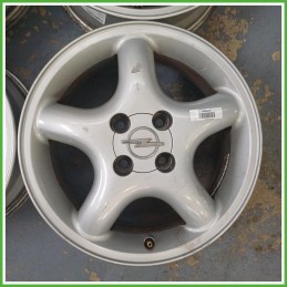 Cerchi in Lega Opel Corsa C 15 pollici 15 6.0J 4x100 ET49 4pz 24407169 Originale Usato