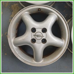 Cerchi in Lega Opel Corsa C 15 pollici 15 6.0J 4x100 ET49 4pz 24407169 Originale Usato