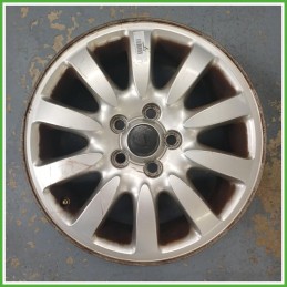 Cerchio Singolo in Lega Jaguar X-Type 16 pollici 16 6.5J 5x108 ET52.5 1pz AJI7MG Originale Usato al pz