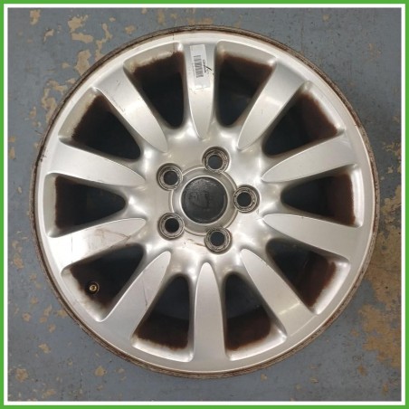 Cerchio Singolo in Lega Jaguar X-Type 16 pollici 16 6.5J 5x108 ET52.5 1pz AJI7MG Originale Usato al pz