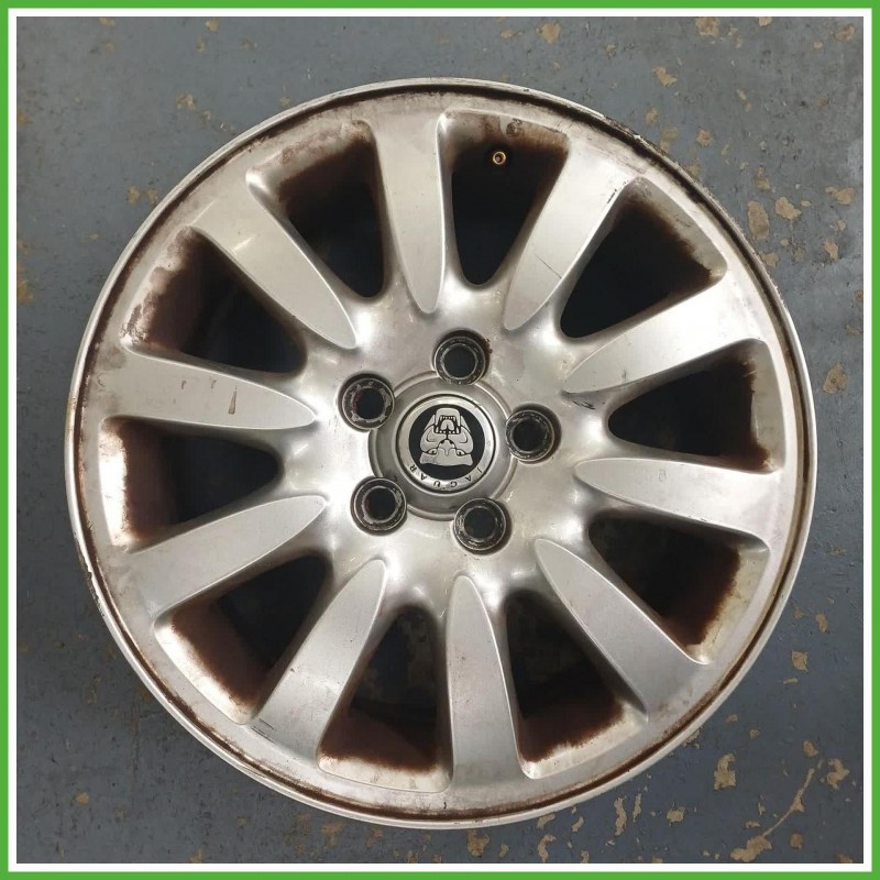Cerchio Singolo in Lega Jaguar X-Type 16 pollici 16 6.5J 5x108 ET52.5 1pz AJSI7MG Originale Usato al pz