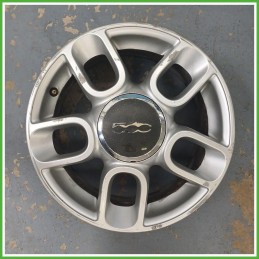 Cerchio Singolo in Lega Fiat 500 2 Serie 15 pollici 15 6.0J 4x98 ET35 1pz 51787641 Originale Usato al pz