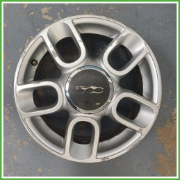 Cerchio Singolo in Lega Fiat 500 2 Serie 15 pollici 15 6.0J 4x98 ET35 1pz 51787641 Originale Usato al pz