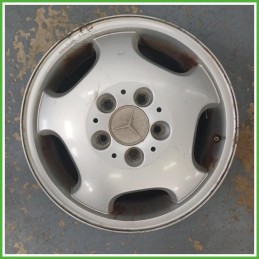 Cerchio Singolo in Lega Mercedes Classe A W168 15 pollici 15 5.5J 5x112 ET54 1pz A1684000702 Originale Usato al pz