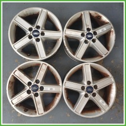 Cerchi in Lega Ford Focus 2 Serie 16 pollici 16 6.5J 5x108 ET52.5 4pz 2037901 Originale Usato