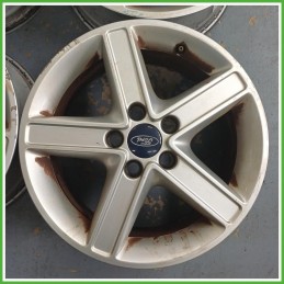 Cerchi in Lega Ford Focus 2 Serie 16 pollici 16 6.5J 5x108 ET52.5 4pz 2037901 Originale Usato
