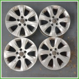 Cerchi in Lega Opel Meriva B 15 pollici 15 6.5J 5x110 ET37 4pz 13197752 Originale Usato