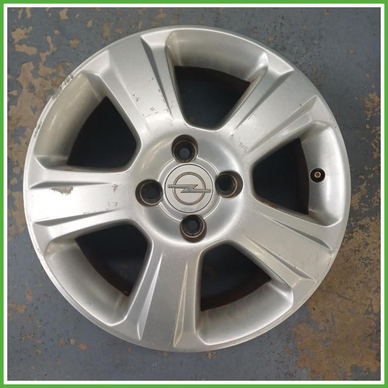 Cerchio Singolo in Lega Opel Meriva A 15 pollici 15 6.0J 4x100 ET49 1pz 93322256 Originale Usato al pz