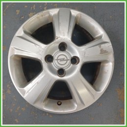 Cerchio Singolo in Lega Opel Meriva A 15 pollici 15 6.0J 4x100 ET49 1pz 93322256 Originale Usato al pz