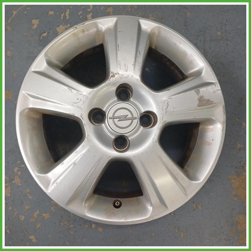 Cerchio Singolo in Lega Opel Meriva A 15 pollici 15 6.0J 4x100 ET49 1pz 93322256 Originale Usato al pz