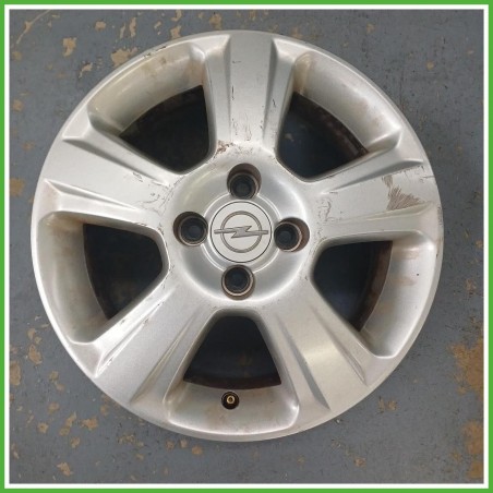 Cerchio Singolo in Lega Opel Meriva A 15 pollici 15 6.0J 4x100 ET49 1pz 93322256 Originale Usato al pz