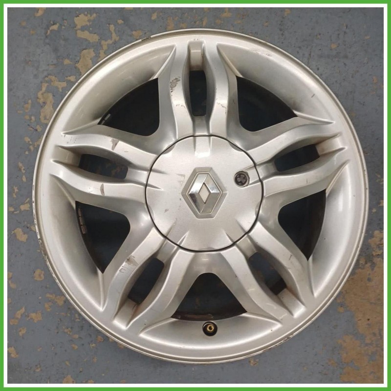 Cerchio Singolo in Lega Renault Clio 3 Serie 15 pollici 15 6.0J 4x100 ET50 1pz 403009902R Originale Usato al pz