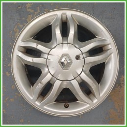 Cerchio Singolo in Lega Renault Clio 3 Serie 15 pollici 15 6.0J 4x100 ET50 1pz 403009902R Originale Usato al pz