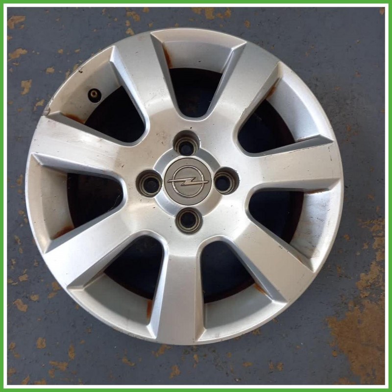 Cerchio Singolo in Lega Opel Meriva A 15 pollici 15 6.0J 4x100 ET43 1pz 93322256 Originale Usato al pz