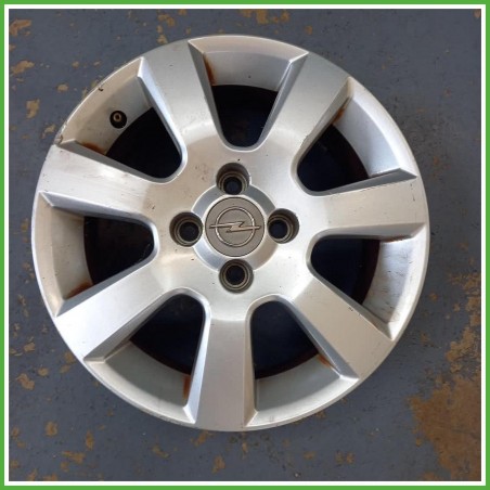 Cerchio Singolo in Lega Opel Meriva A 15 pollici 15 6.0J 4x100 ET43 1pz 93322256 Originale Usato al pz