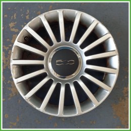 Cerchio Singolo in Lega Fiat 500 2 Serie 16 pollici 16 6.5J 4x98 ET35 1pz 51787641 Originale Usato al pz
