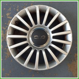 Cerchio Singolo in Lega Fiat 500 2 Serie 16 pollici 16 6.5J 4x98 ET35 1pz 51787641 Originale Usato al pz