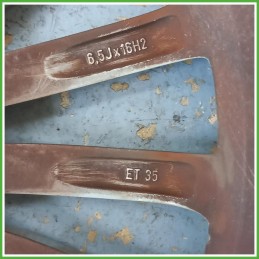 Cerchio Singolo in Lega Fiat 500 2 Serie 16 pollici 16 6.5J 4x98 ET35 1pz 51787641 Originale Usato al pz