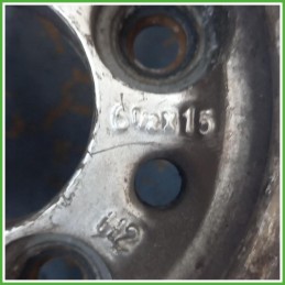 Cerchio Singolo in Lega Fiat Multipla 2 Serie 15 pollici 15 6.5J 4x98 ET31.5 1pz 46841071 Originale Usato al pz