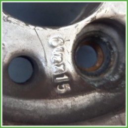 Cerchio Singolo in Lega Fiat Multipla 2 Serie 15 pollici 15 6.5J 4x98 ET31.5 1pz 46841071 Originale Usato al pz
