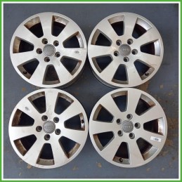 Cerchi in Lega Audi A3 8P1 16 pollici 16 6.5J 5x112 ET50 4pz 1K0601027K03C Originale Usato