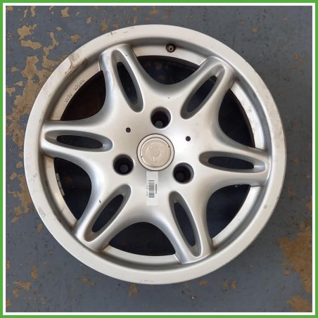 Cerchio Singolo in Lega Smart City Coupe 450 15 pollici 15 5.5J 3x112.5 ET-1 2pz Q0004838V002000000 Originale Usato al pz