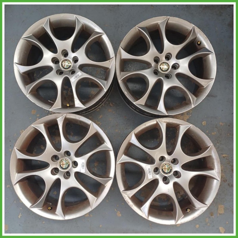 Cerchi in Lega Alfa Romeo 147 2 Serie 17 pollici 17 7.0J 5x98 ET40.1 4pz 156089093 Originale Usato