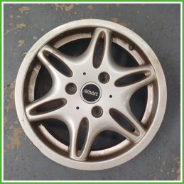 Cerchio Singolo in Lega Smart City Coupe 450 15 pollici 15 4.0J 3x112.5 ET27 1pz Q0011484V002C31L00 Originale Usato al pz