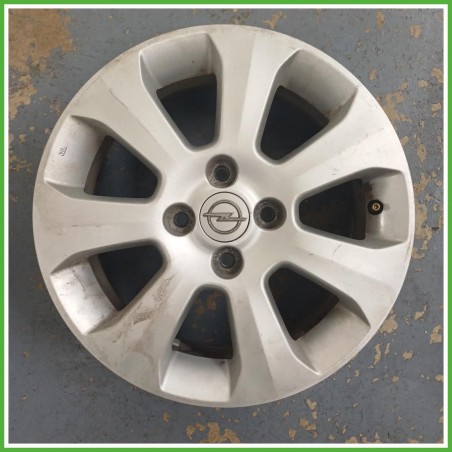 Cerchio Singolo in Lega Opel Agila B 15 pollici 15 5.5J 4x100 ET50 1pz 93193925 Originale Usato al pz