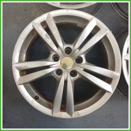 Cerchi in Lega Alfa Romeo 159 Sportwagon 17 pollici 17 7.5J 5x110 ET41 4pz 60690480 Originale Usato