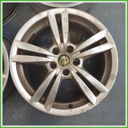Cerchi in Lega Alfa Romeo 159 Sportwagon 17 pollici 17 7.5J 5x110 ET41 4pz 60690480 Originale Usato