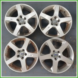 Cerchi in Lega Volvo S80 2 Serie 17 pollici 17 7.0J 5x108 ET50 4pz 30748345 Originale Usato